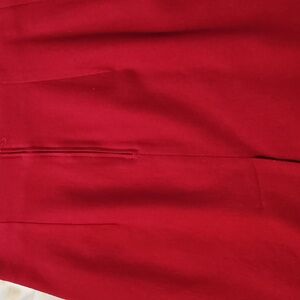 Camdan Place Vibrant Lined Wool Red Skirt